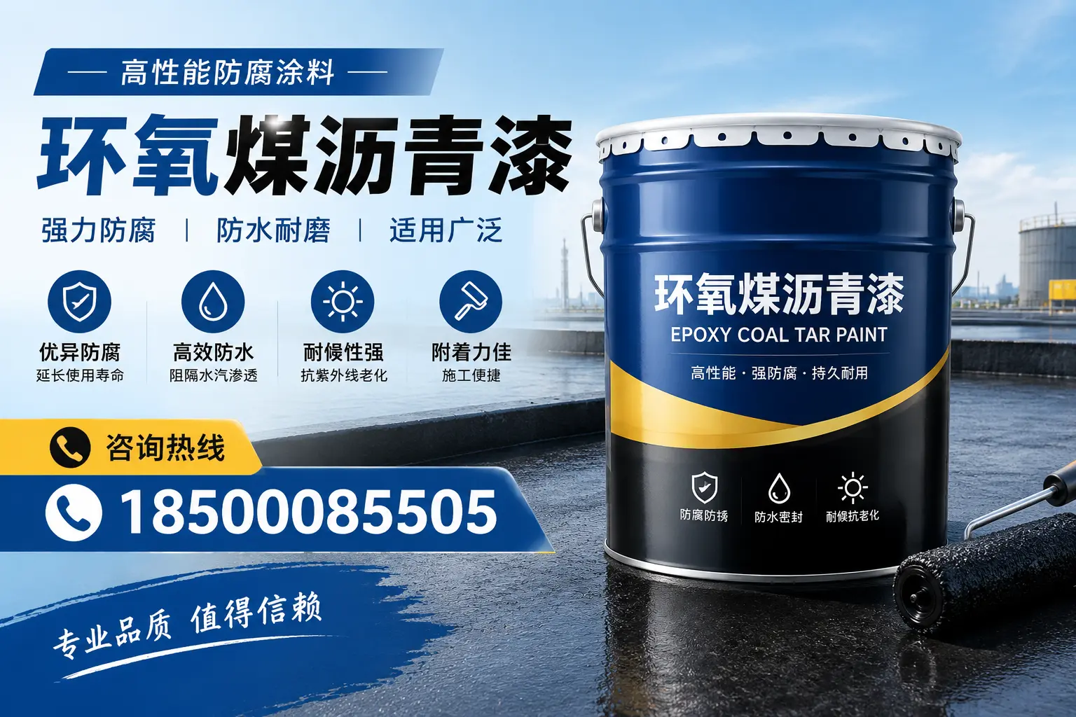环氧煤沥青漆的主要成分与功能，沁水用户深度了解